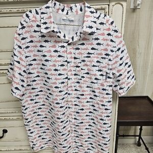 Mens Size Small Columbia PFG Fishing Shirt